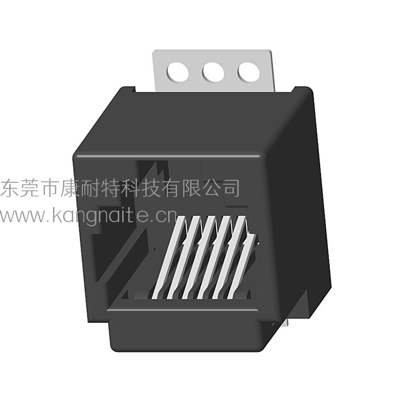 RJ11 1*1 無(wú)燈全塑